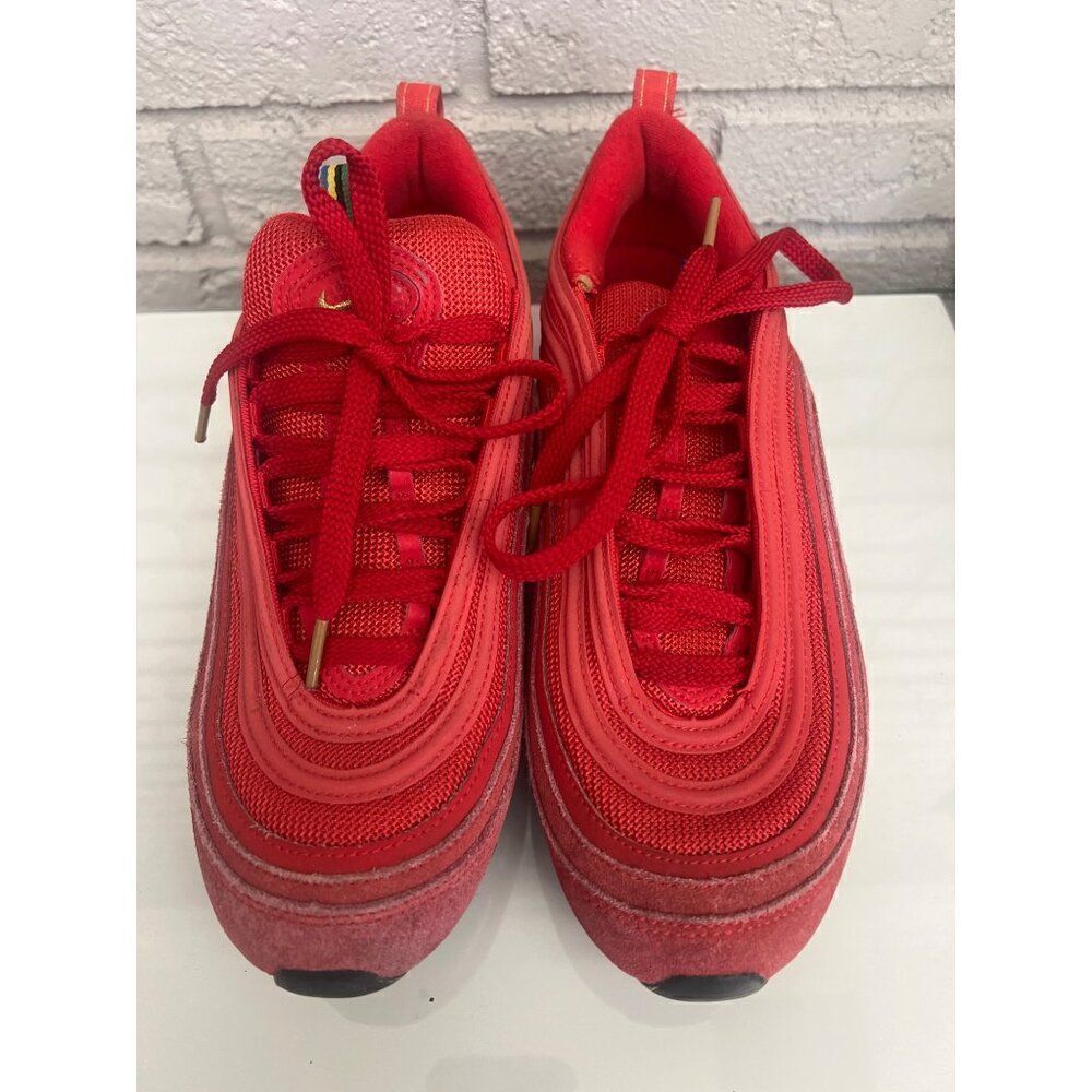 Nike Air Max Olympic Ring 97 Red Men Sneakers Size 8